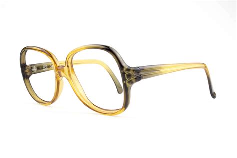 vintage 70s eyeglasses clear oversized glasses nos optyl etsy