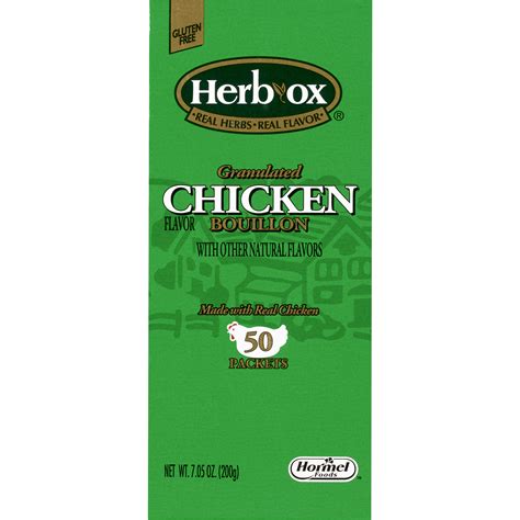 herb ox instant broth chicken flavor  oz packet  ct walmartcom