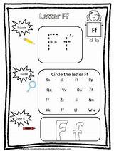 Letter Worksheet Preschool Find Trace Color Daycare Printable sketch template