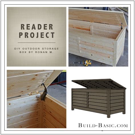 reader project diy outdoor storage box build basic