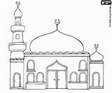 Coloring Ramadan Mosque Printable Minaret Pages Islamic Kids Domes Islam Muslim Mubarak Colouring Drawing Mosques Crafts Sheets Praying Game Ca sketch template