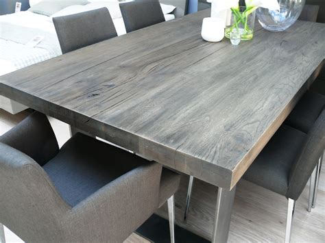 arrival modena wood dining table  grey wash amodeblog