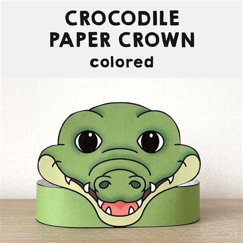 printable crocodile craft template lupongovph