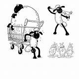 Shaun Sheep Coloring Sheets Sketch Story Printable イラスト Pages Amusing Ship Adventure Paintingvalley sketch template
