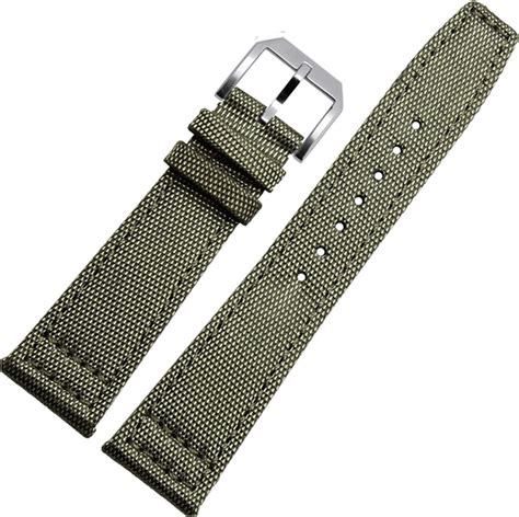 band mmmmmm nylon canvas fabric  band wristwatch straps mm amazoncouk
