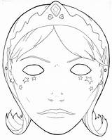 Coloring Goldilocks Mask Template sketch template