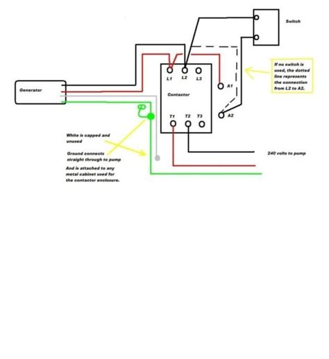 pole contactor wiring