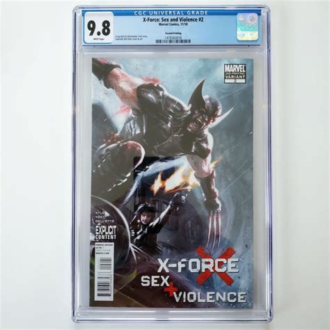 X Force Sex And Violence 2 2nd Print Cgc 9 8 Nm M