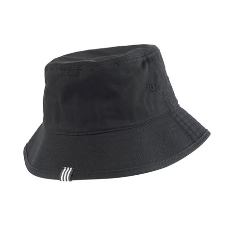 adidas originals adicolor bucket hat black white highlights