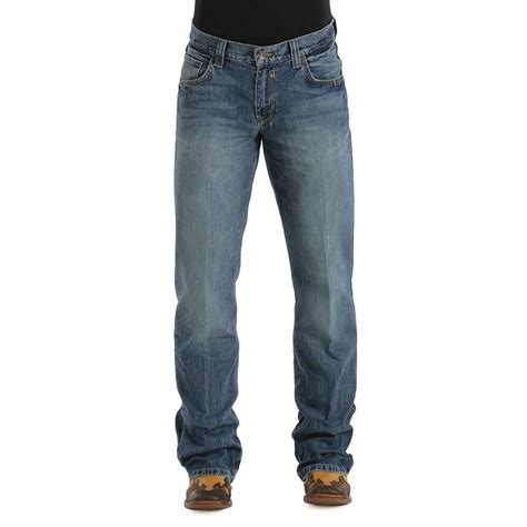 cinch mens carter medium stonewash relaxed fit jeans