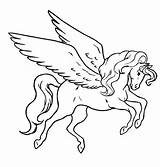 Pegaso Unicorns Dibujos Getdrawings Pegasus Maverick Tures sketch template
