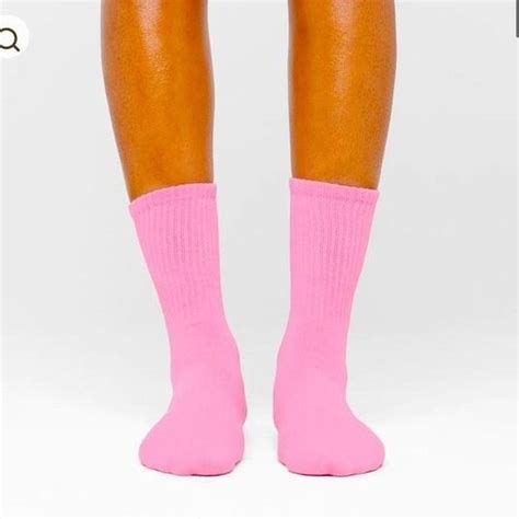 Skims Womens Pink Socks Depop