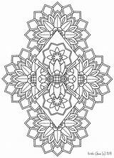 Mandala Intricate Mandalas Kleurplaten S1382 sketch template