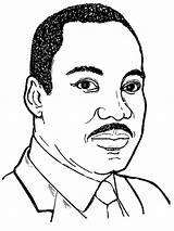 Luther Martin King Coloring Jr Pages Drawing Dr Sheet Clipart Printable Color Sheets Junior Drawings Kids Cartoon Easy Speech Cliparts sketch template