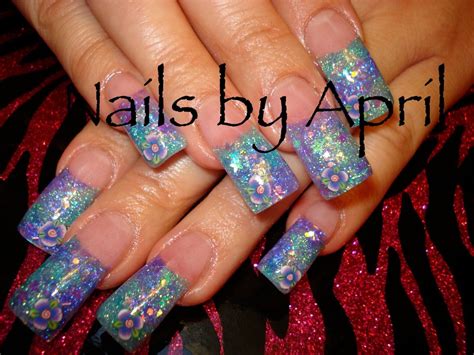 nails  april april nail art acrylic nails beauty finger nails