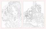 Coloring Versailles Rose Pages Limited Book Visit Marie Books sketch template