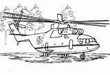 Helicopter Coloring Pages Blackhawk Getcolorings Getdrawings sketch template