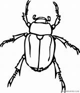 Beetle Coloring4free Coloring Printable Pages Related Posts sketch template