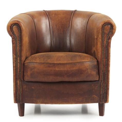 stylish  comfortable small leather club chair   chair design