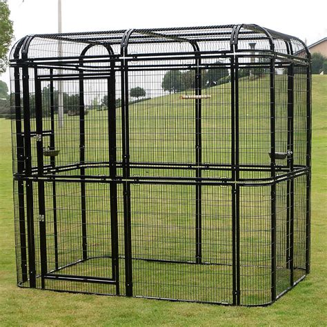 large bird cage  cover outdoor walk