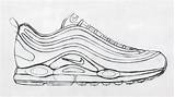 Nike Air 97 Max Sketch Successful Why Today So Complex Sneaker Highlighted Sketches Pressure Original Via sketch template