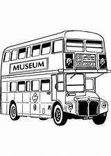Anglais Bus Autobus Angleterre Londres Anglaise Hugolescargot Cabine London 3c69 Décembre Buses sketch template