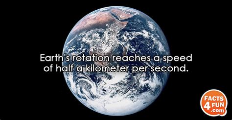 earths rotation reaches  speed    kilometer