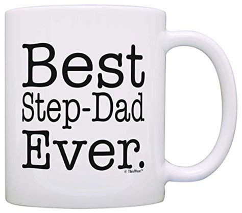 father s day t best step dad ever stepfather ts stepdad t coffee mug tea cup white