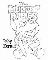Muppet Kermit Wonder sketch template