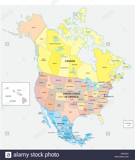 mapa de vectores política y administrativa de los tres estados de