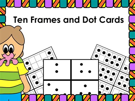 dot cards  ten frame cards   teach number sense dot cards