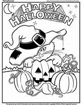 Halloween Coloring Pages Happy Cat Cute Adult Print Witch Choose Board sketch template