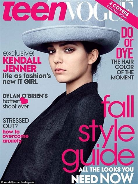 Kendall Jenner Goes From Androgynous To Girly Glam On Dual Teen Vogue