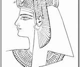 Cleopatra Coloring sketch template