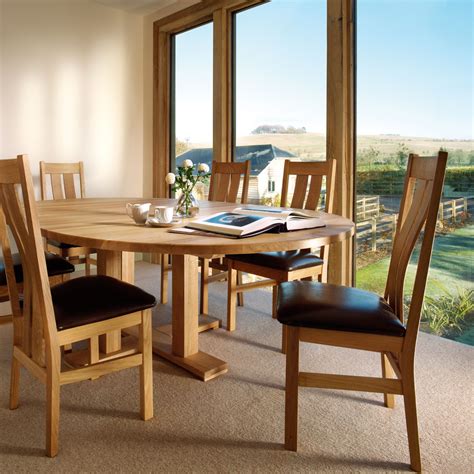 quercus oak  extending dining table  tempo furniture