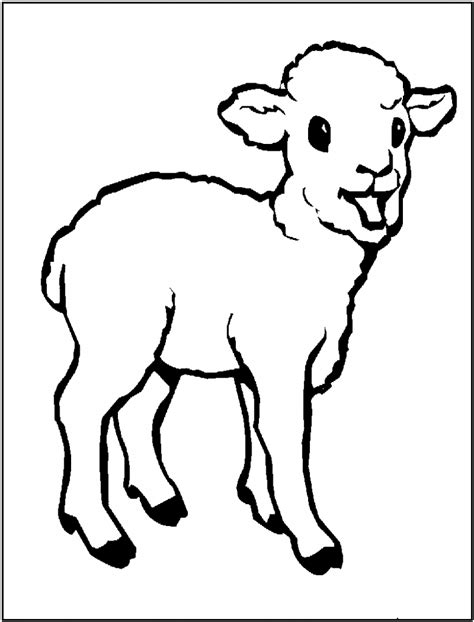 sheep coloring page printable printable blank world