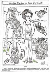 Judy Paper Rollo Brock Laura 1934 Doll Dolls Appeared Members April Series Family Two sketch template