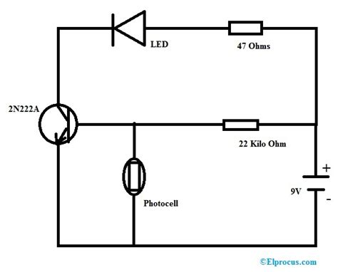 photocell circuit diagram working types   applications