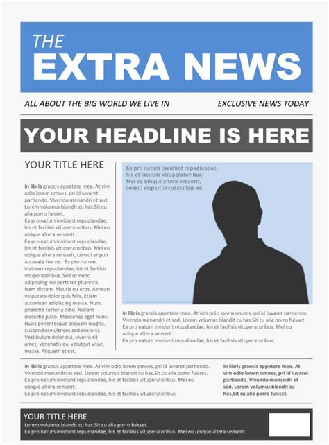 word newspaper template  school newspaper newspaper front pages