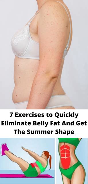 7 exercises to quickly eliminate belly fat and get the summer shape