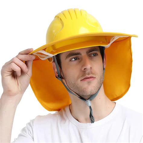 sun visor  safety helmet summer breathable multi functional wide hat