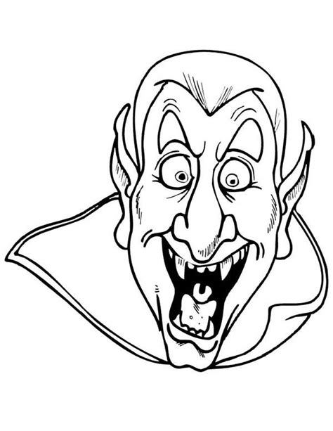scary dracula coloring page coloring sky