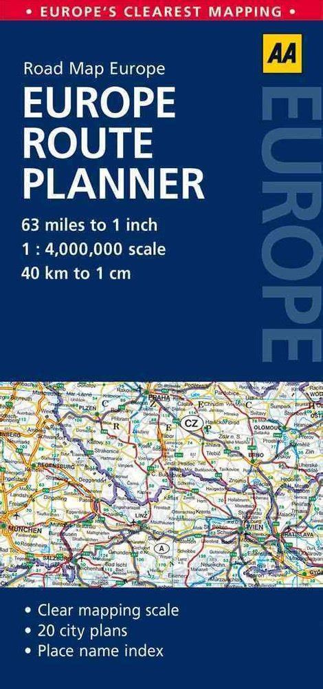buy europe route planner  aa publishing   delivery worderycom