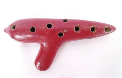 antique pottery ocarina flute whistle by oldarticlesbg on etsy