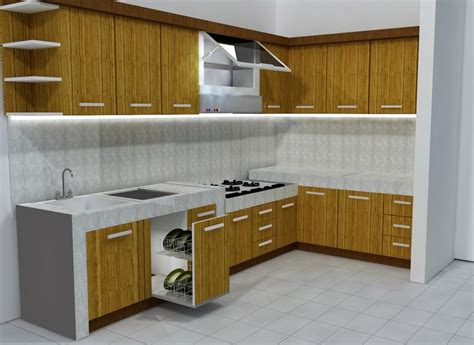 desain dapur mungil  cantik sketsa denah desain rumah minimalis