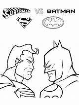 Superman Batman Coloring Pages Vs Printable Kids Logo Color Getcolorings Colouring Popular Visit Choose Board sketch template