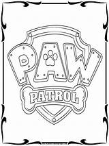 Paw Patrol Coloring Pages Badges Printable Logo Badge Disney Printables Clipart Template Pdf Sheet Chase Pups Color Getcolorings Getdrawings Princess sketch template