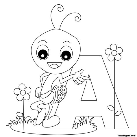 letter  coloring pages  getdrawings