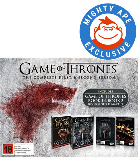 game of thrones season 1 2 box set dvd buy now at mighty ape nz