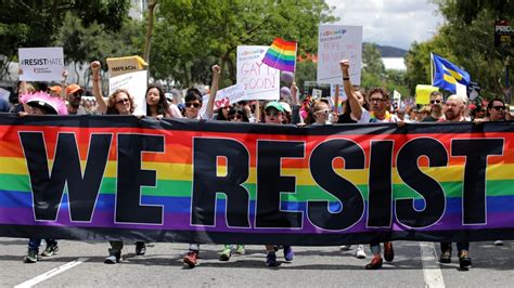 hundreds of thousands across us march for gay pride